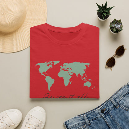Go See It All World Map T-Shirt