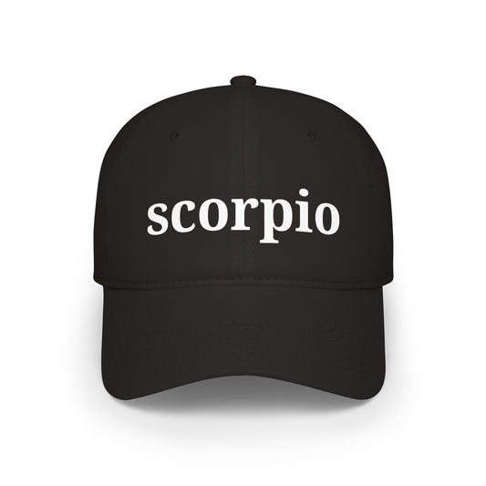 Scorpio Low Profile Baseball Cap