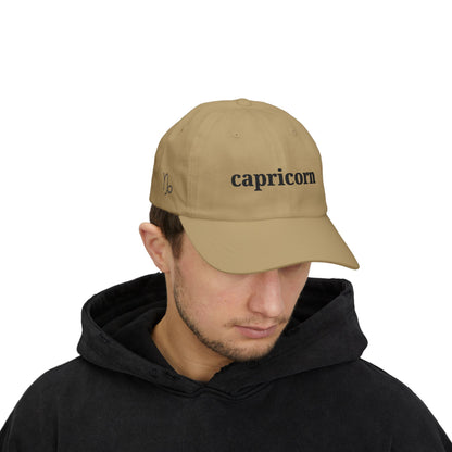 Capricorn Embroidered Classic Dad Cap