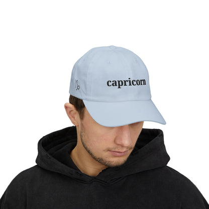 Capricorn Embroidered Classic Dad Cap