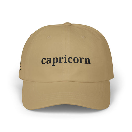 Capricorn Embroidered Classic Dad Cap
