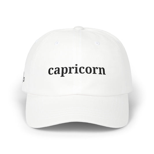 Capricorn Embroidered Classic Dad Cap