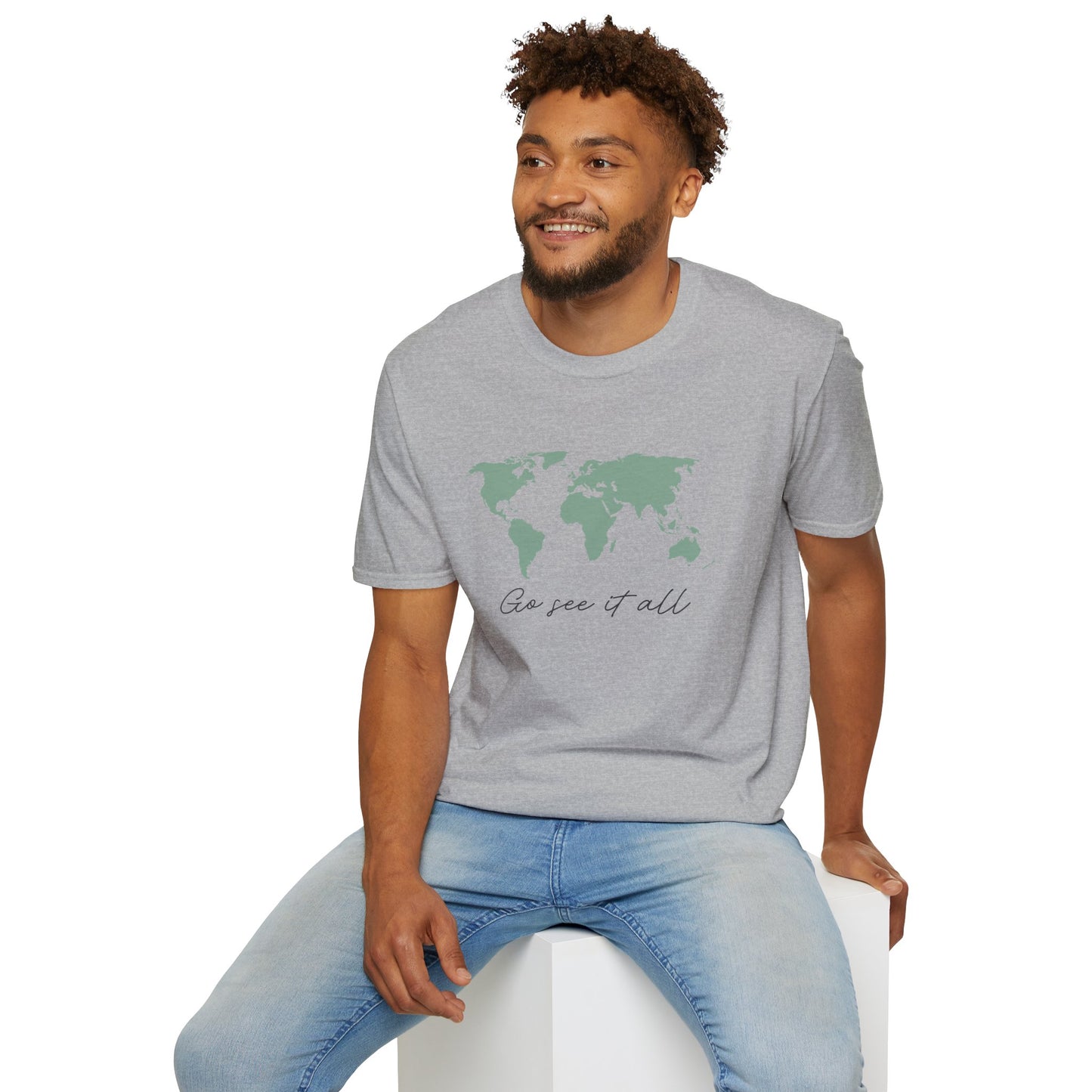 Go See It All World Map T-Shirt