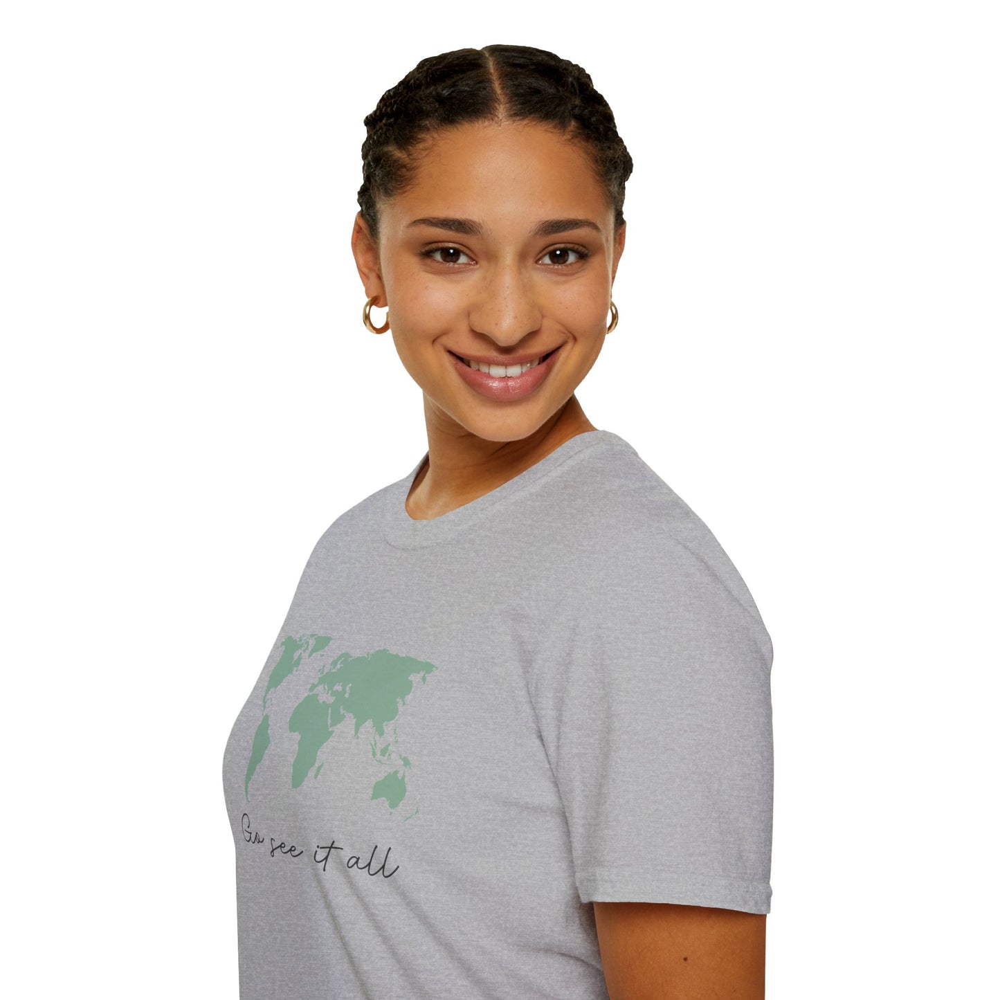 Go See It All World Map T-Shirt