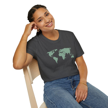 Go See It All World Map T-Shirt